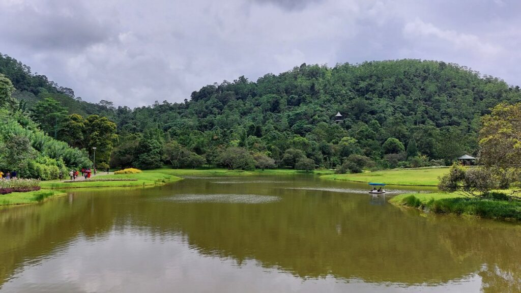 Lake View of Seethawaka Botanical Garden