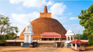 Anuradhapura is famous for being the ancient capital of Sri Lanka. It is the ancient sacred city of Kings.